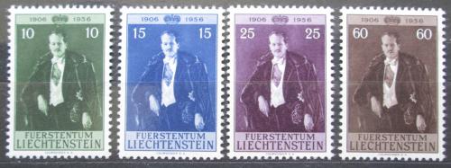 Poštovní známky Lichtenštejnsko 1956 Princ František Josef II. Mi# 348-51 Kat 25€