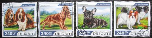 Poštovní známky Džibutsko 2017 Psi Mi# 1717-20 Kat 10€