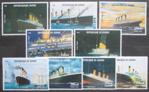 Poštovní známky Guinea 1998 Zkáza Titaniku, 76. výroèí Mi# N/N