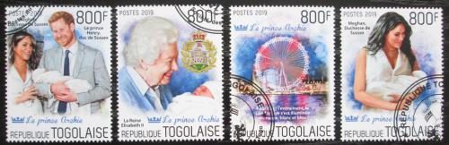 Poštovní známky Togo 2019 Princ Harry a Meghan Markle Mi# N/N Kat 12€