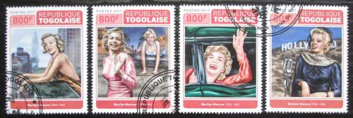 Poštovní známky Togo 2017 Marilyn Monroe Mi# 8264-67 Kat 13€