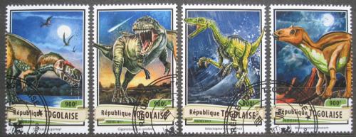 Poštovní známky Togo 2017 Dinosauøi Mi# 7949-52 Kat 14€