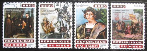 Poštovní známky Niger 2016 Plachetnice, Kryštof Kolumbus Mi# 4632-35 Kat 13€