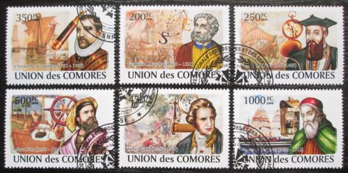 Poštovní známky Komory 2009 Slavní moøeplavci Mi# 2016-21 Kat 14€