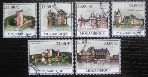 Poštovní známky Mosambik 2010 Francouzské hrady a zámky Mi# 4041-46 Kat 10€