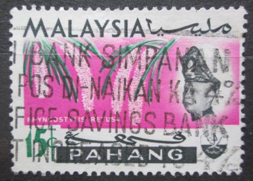 Potovn znmka Malajsie Pahang 1965 Orchidej, Rhynchostylis retusa Mi# 81