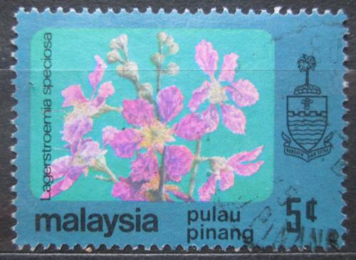 Potovn znmka Malajsie Pulau Pinang 1979 Lagerstroemia speciosa Mi# 82