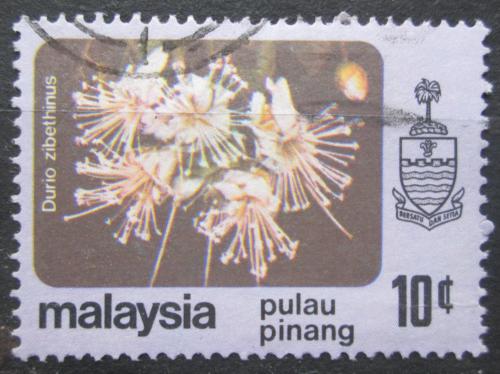 Potovn znmka Malajsie Pulau Pinang 1979 Durian cibetkov Mi# 83