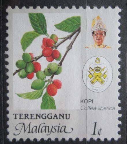 Poštovní známka Malajsie Trengganu 1986 Káva Mi# 121
