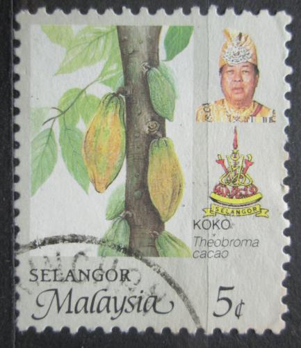 Poštovní známka Malajsie Selangor 1986 Kakao Mi# 131