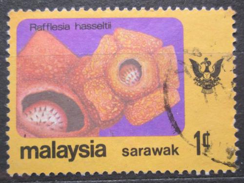 Potovn znmka Malajsie Sarawak 1979 Rafflesia hasseltii Mi# 232