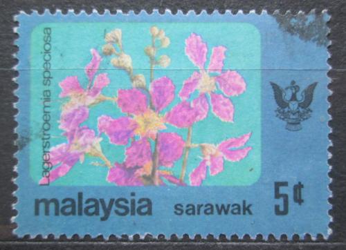 Potovn znmka Malajsie Sarawak 1979 Lagerstroemia speciosa Mi# 234
