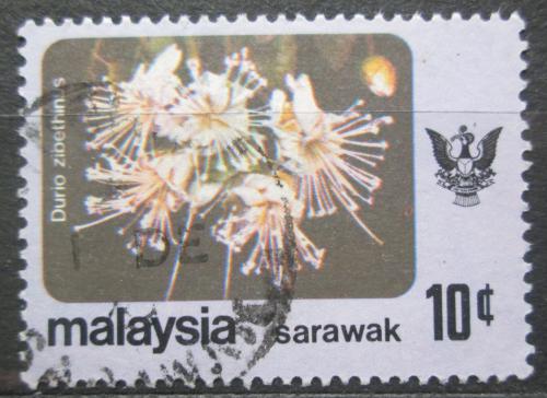 Potovn znmka Malajsie Sarawak 1979 Durian cibetkov Mi# 235