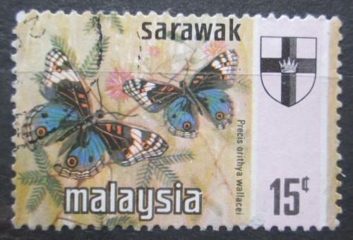 Poštovní známka Malajsie Sarawak 1971 Precis orithya wallacei Mi# 224