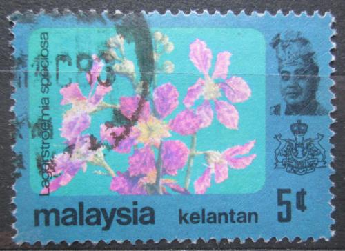 Poštovní známka Malajsie Kelantan 1979 Lagerstroemia speciosa Mi# 106