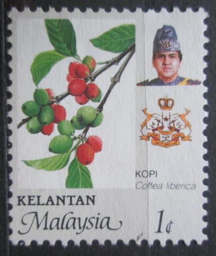 Poštovní známka Malajsie Kelantan 1986 Káva Mi# 121 