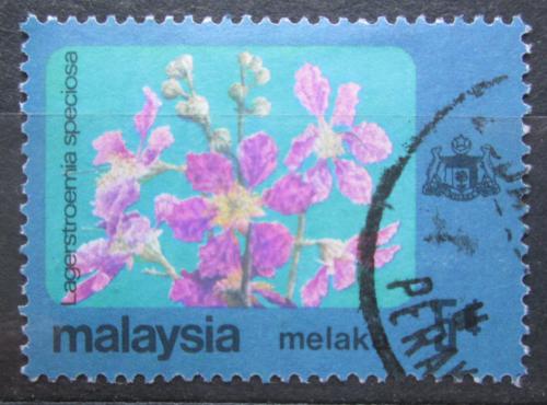 Poštovní známka Malajsie Melaka 1979 Lagerstroemia speciosa Mi# 82