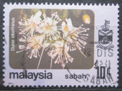 Poštovní známka Malajsie Sabah 1979 Durian cibetkový Mi# 34