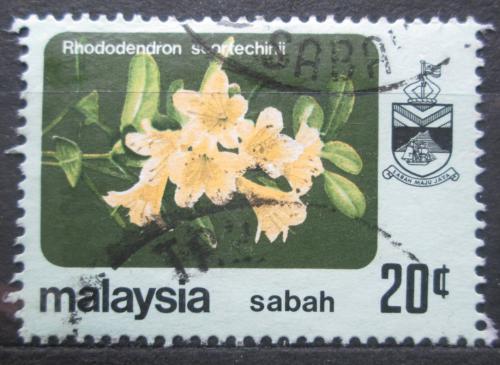 Poštovní známka Malajsie Sabah 1979 Rhododendron scortechinii Mi# 36