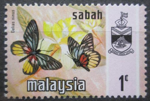 Poštovní známka Malajsie Sabah 1971 Delias ninus Mi# 24