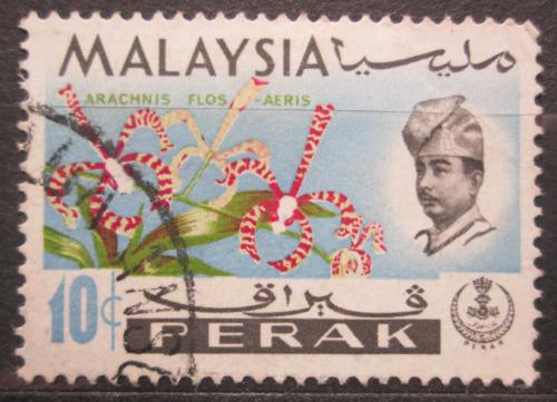 Poštovní známka Malajsie, Perak 1965 Orchideje Mi# 119 X