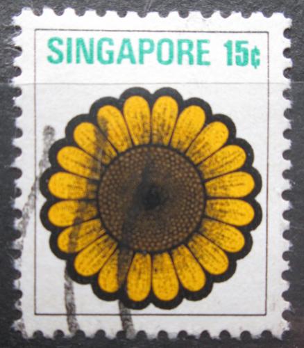 Poštovní známka Singapur 1973 Sluneènice Mi# 195
