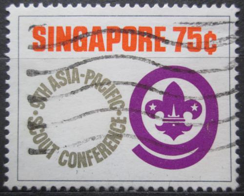 Poštovní známka Singapur 1974 Skautská konference Mi# 214