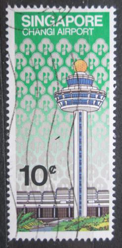 Poštovní známka Singapur 1981 Kontrolní vìž na letišti Mi# 388
