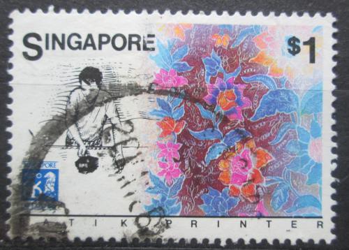 Poštovní známka Singapur 1986 Batika Mi# 504
