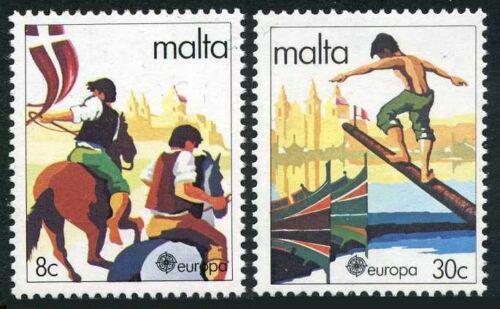 Poštovní známky Malta 1981 Evropa CEPT, folklór Mi# 628-29