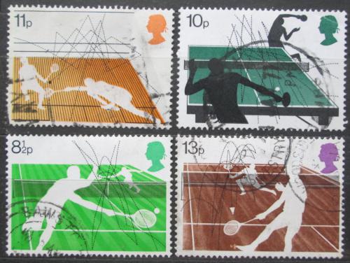 Poštovní známky Velká Británie 1977 Tenis, Wimbledon Mi# 727-30