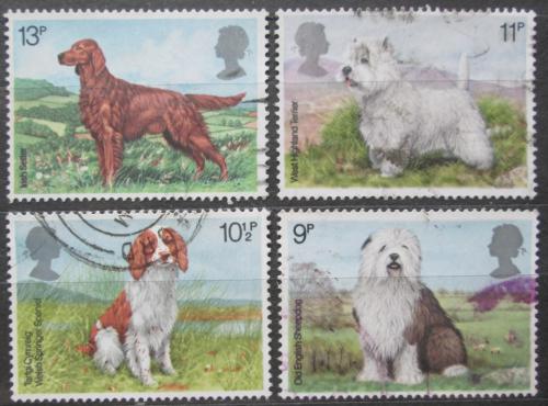 Poštovní známky Velká Británie 1979 Psi Mi# 781-84