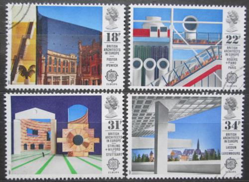 Poštovní známky Velká Británie 1987 Evropa CEPT, architektura Mi# 1105-08 Kat 5€