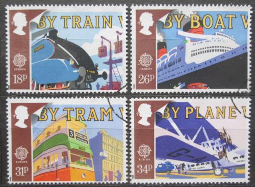 Poštovní známky Velká Británie 1988 Evropa CEPT, doprava Mi# 1147-50 Kat 5.50€