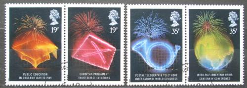Poštovní známky Velká Británie 1989 Výroèí Mi# 1198-1201 Kat 7.50€