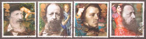 Poštovní známky Velká Británie 1992 Alfred Lord Tennyson Mi# 1392-95 Kat 5€