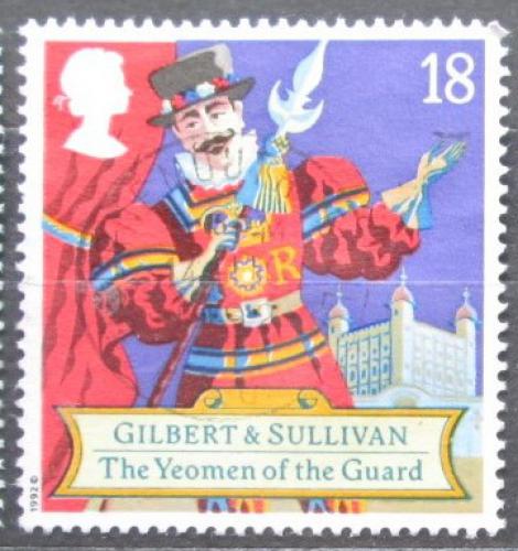 Poštovní známka Velká Británie 1992 Operní scéna Mi# 1409