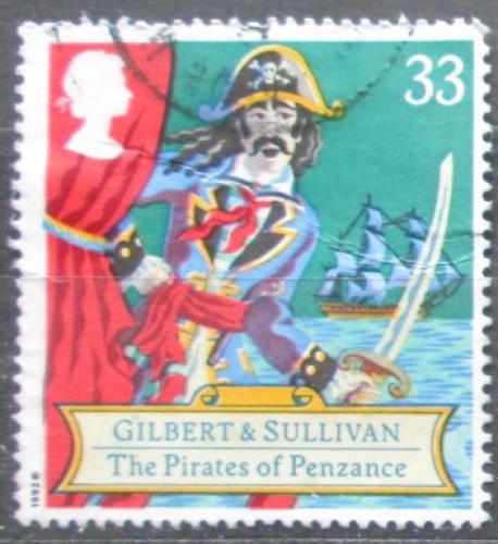 Poštovní známka Velká Británie 1992 Operní scéna Mi# 1412