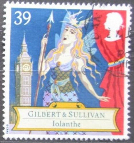 Poštovní známka Velká Británie 1992 Operní scéna Mi# 1413