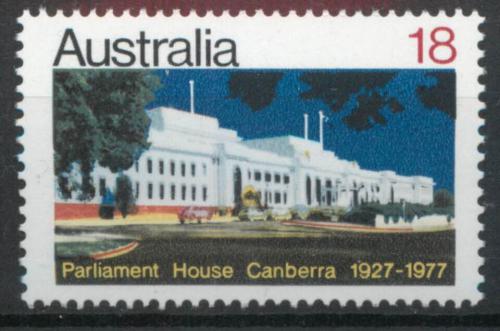 Poštovní známka Austrálie 1977 Parlament Mi# 638