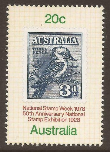 Poštovní známka Austrálie 1978 Týden známek Mi# 659