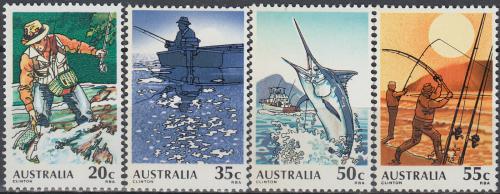 Poštovní známky Austrálie 1979 Rybolov Mi# 692-95