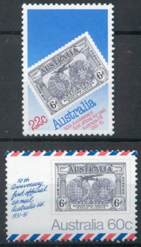 Poštovní známky Austrálie 1981 Letecká pošta Mi# 745-46