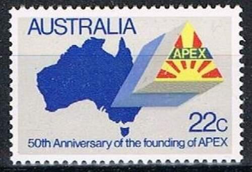 Poštovní známka Austrálie 1981 Mapa Mi# 747