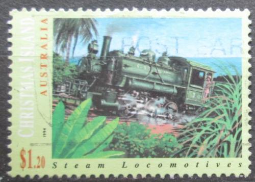 Poštovní známka Vánoèní ostrov 1994 Parní lokomotiva Mi# 396