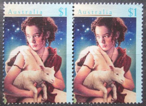Poštovní známky Austrálie 1996 Vánoce pár Mi# 1608
