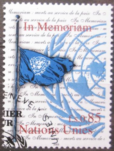 Poštovní známka OSN Ženeva 2003 Vlajka OSN Mi# 481