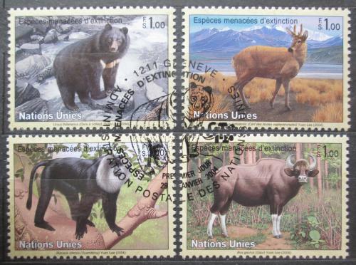 Poštovní známky OSN Ženeva 2004 Ohrožené druhy Mi# 482-85 Kat 5€