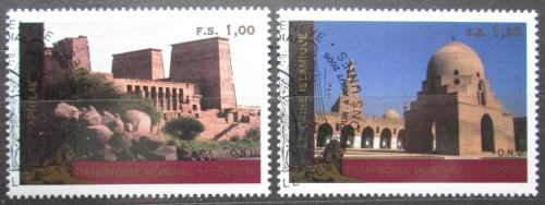 Poštovní známky OSN Ženeva 2005 Dìdictví UNESCO v Egyptì Mi# 518-19