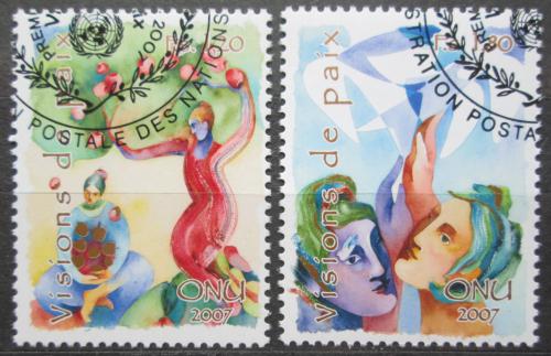 Poštovní známky OSN Ženeva 2007 Umìní, Slavka Kolesar Mi# 573-74 Kat 4.50€